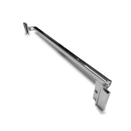 Gordon Glass® Chrome 25 in Towel Bar Kit for Frameless Sliding Shower Doors Fits 5/32, 3/16, and 1/4 inch thick glass
