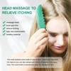 ideayard Gua Sha Jade Comb Natural Scalp Massager Jade Scraping