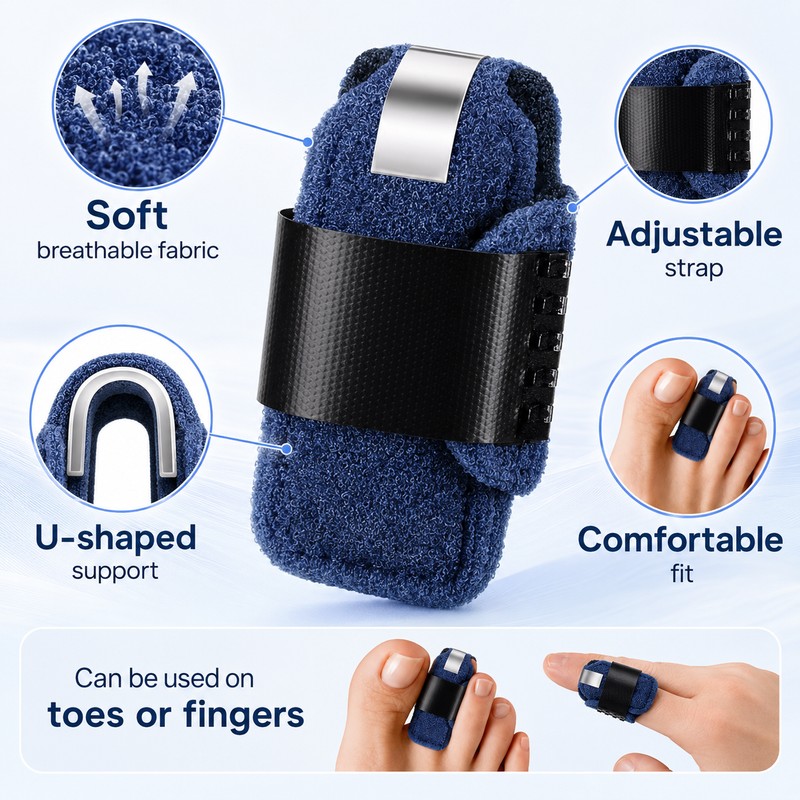 Toe Straightener Splint for Daily Support – Comfortable Hammer Toe