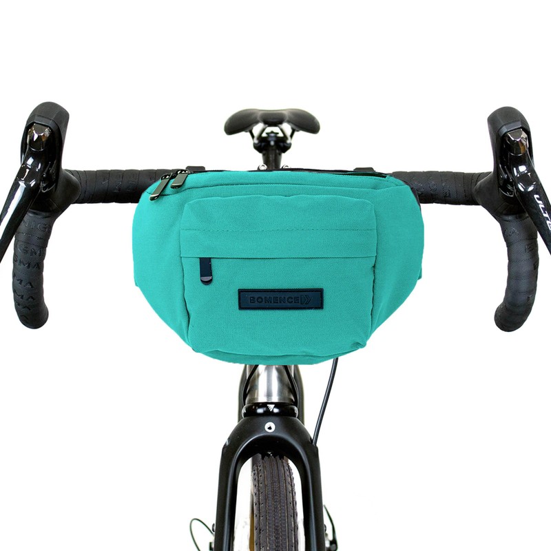 Bomence Small Bicycle Handlebar Bag Waist Bag 2-in-1, Belt Bag,