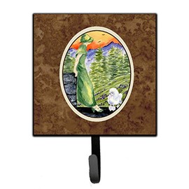 Caroline's Treasures SS8618SH4 Poodle Leash Holder or Key Hook, Small, Multicolor