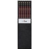 uni Wooden Pencil, H, Box of 12 (HUH),Brown