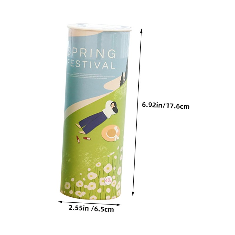 CHILDWEET 6 Tubes Car Tissue Cylinder Cartoon Pattern Tissue Boxes