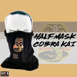 FACE MASK COBRA KAIS Half mask - Karate Kid Mr Miyagi Daniel Movie Novelty 1 Size Senior