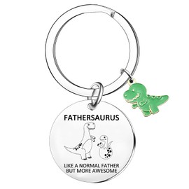 Nfyxcaz Gifts For Dad From Daughter Son Fathersaurus Keyring Father's Day Gifts Funny Daddy Gifts Birthday Gift For Dad Christmas Thanksgiving Gift For Dad Daddy