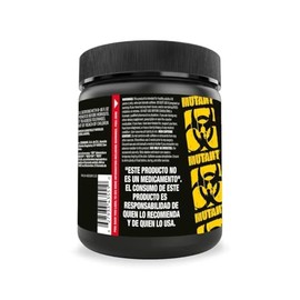 Mutant  PWO Pre Entreno en Polvo Sabor Frutas 270 g 60 Porciones, Suplemento Deportivo con Aminoácidos y Vitaminas, Energía para Entrenamiento,...    