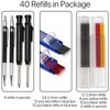 VANANA 40PCS Mechanical Carpenter Pencils Kit- 24 2.0mm + 12