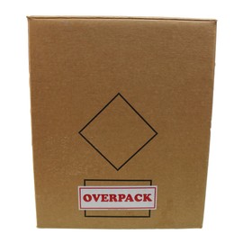 Air Sea Containers | 5 Gallon Drum | Premium Fiberboard Empty Box | Easy Stack and Store Drum Box with Dimension 12-15/16" x 12-15/16" x 15-5/8" | (Pack of 15)