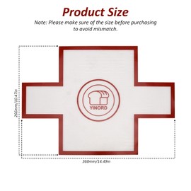 2pcs Reusable Loaf Pan Liners for Baking Bread 9x5" 9.5x5" or 1.5lb Loaf Pans，Silicone Bread Mat，Non-Stick, Easy to Clean，Loaf Pan for Sourdough Bread