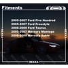 Rexka 5pcs Rocker Panel Moulding Clip for Ford 500 6G1Z-5410182-A