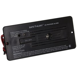 Safe T Alert 30 Series Classic LP Gas Alarm - Propane Alarm - Flush Mount, Black - 30-442-P-BL