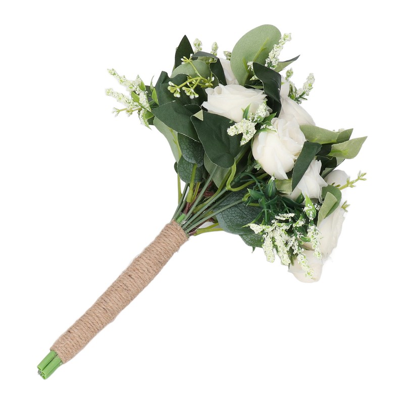 Wedding Bouquet Artificial Fake Flower Bouquet Romantic Bridal Hand Bouquet