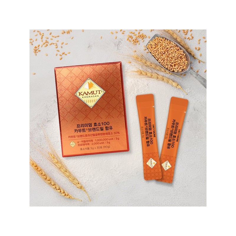 Bodymun 프리미엄 카무트 효소 100만 역가 (1개월분) 3g x 30포