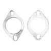 2PCS 2 Bolt 2.5in Exhaust Flange Connection Kit Stainless Steel