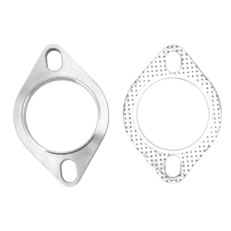 2PCS 2 Bolt 2.5in Exhaust Flange Connection Kit Stainless Steel