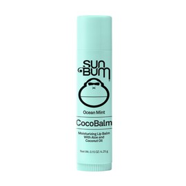 Sun Bum Cocobalm Ocean Mint - Hydrating Lip Balm With Coconut Oil and Aloe Vera - 0.15 oz Stick