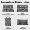 Cupohus Water-Resistant Art Organizer Tote Bag - Craft Storage Bag