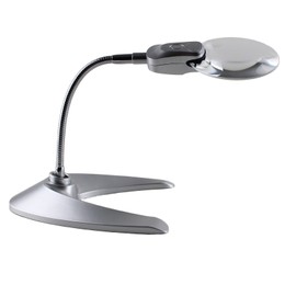 Quality Optics USA® LED Illuminated Desk Top & Clamp Mount Magnifier Collection (Fixed Base Economy)
