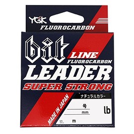 X-Braid Shock Leader, Bit Leader, Super Strong, Fluorocarbon, 65.6 ft (20 m), No. 1, 4 lb, Natural