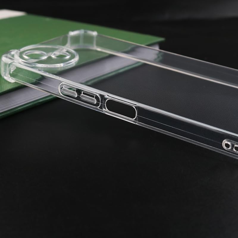 Aquos Wish 4 SH-52E Case, Fully Transparent, Soft TPU Material,