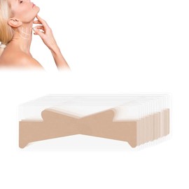 GoetGeas Neck Tape Lifting Invisible, 20PCS Neck Wrinkle Patches, Reusable Face Lifting Tape Invisible,Instant Saggy Skin Lift,Improve Neck Lines and Wrinkles,Waterproof & Use Before Makeup