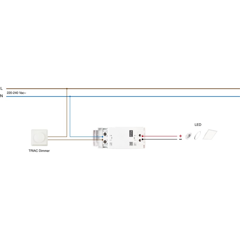 illuburg LED Transformer Dimmable Triac 700 mA Constant Current 13