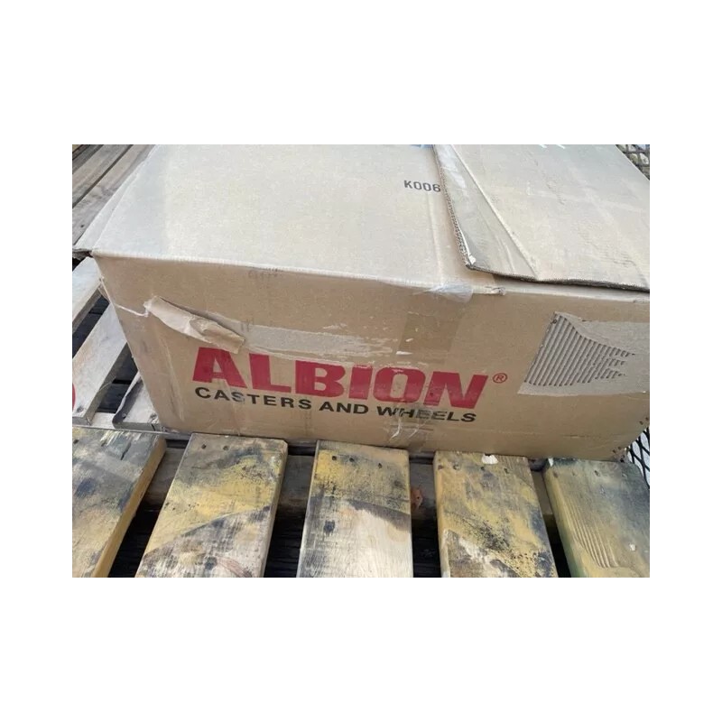 Albion 4 Albion Empire 8" x 2" Steel Wheel Casters