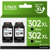 ColoWorld 302 XL Printer Cartridges Remanufactured for 302XL Black Cartridges