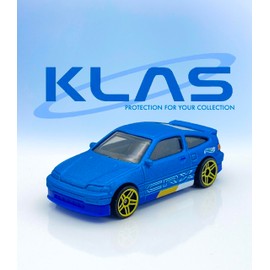 Hot Wheels '88 Honda CR-X (Metallic Matt Blue) 10/10 HW J-Imports - 2023-148/250 (Short Card) - COMES IN A KLAS CAR KEEPER PROTECTIVE COLLECTORS CASE - HKK68