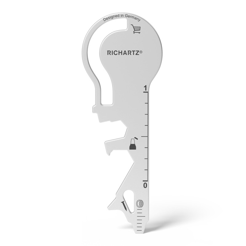 RICHARTZ Super Key Shop | Multitool Keyring | 13 Practical