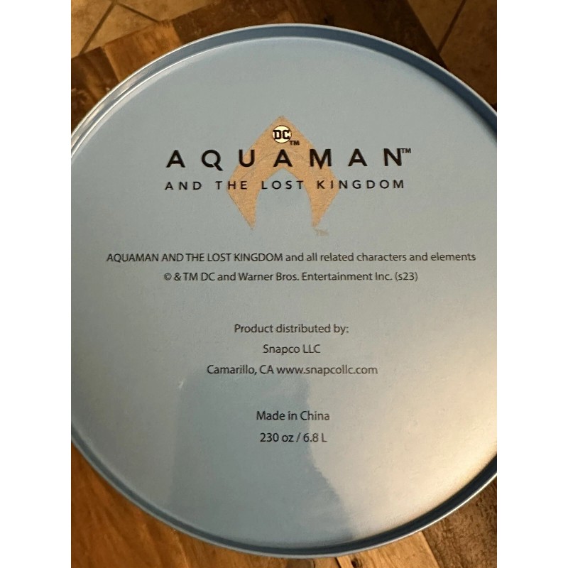 Aquaman And The Lost Kingdom Collectible Popcorn Tin Bucket DC