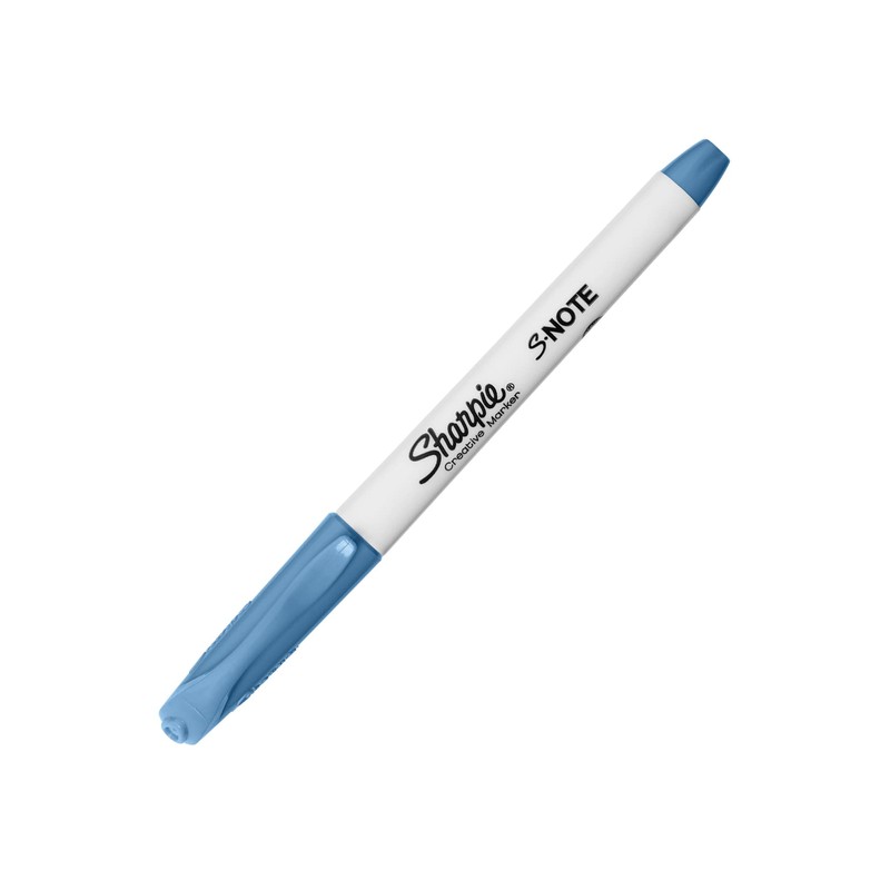 Sharpie® S-Note Resaltador/Marcador de Texto Creativo, Punta Cincel, Surtidos, 2