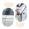 FELTECHELECTR 2Pcs Car Door Edge Guards Rubber Door Edges Protectors