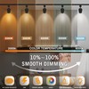 【2025 Upgraded】10-Color Zoomable 12W LED Track Lighting Head Dimmable H