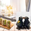 Napkin Holder with Kissing Bears Cabin Rustic Style Dining Décor