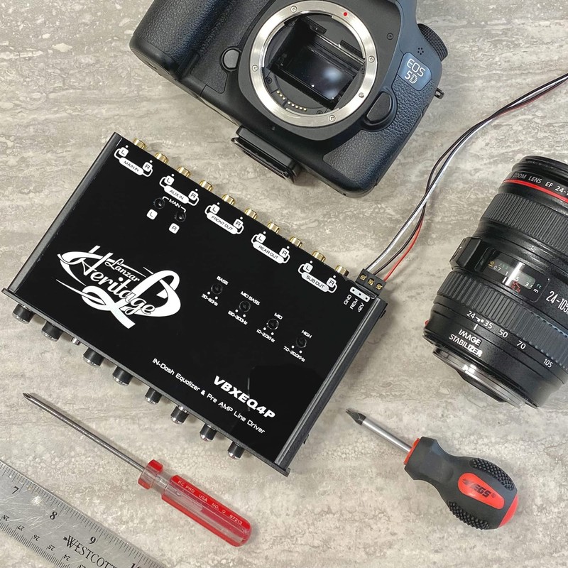 Lanzar 4 Band Adjustable Parametric Equalizer - 7 Volt RMS