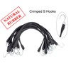 Mytee Products 50 Pack 15" Natural Rubber Tarp Bungee Straps