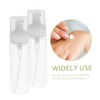 BIUDECO Travel-Friendly Refillable Pump Bottles Countertop Soap Dispenser Foaming Hand