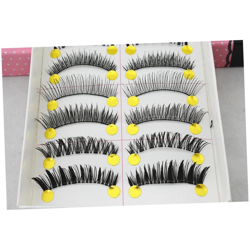 Beavorty 2sets Long Fake Lashes Set Natural Eyelashes for Women