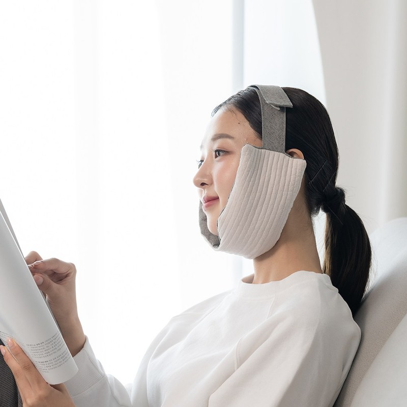 레드빈 팥으로 채운 턱관절 찜질팩 Jaw Joint Heat Pack Filled