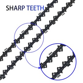 Opuladuo 2PC 20 Inch Chainsaw Chain for Remington RM4618 RM4620, 20" Replacement Chain for Remington RM5118 RM5520 Chainsaw