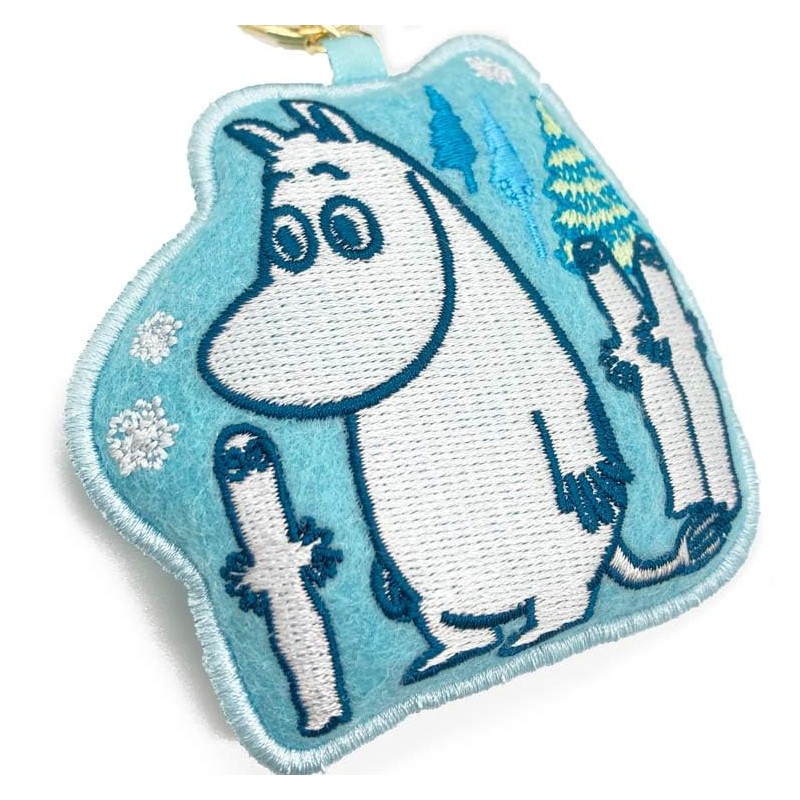 Sunstar Stationery Moomin Keychain Embroidered Moomin S8346585