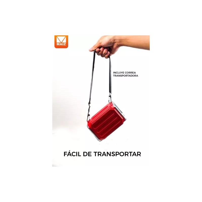 Maíz Bocina Bluetooth Radio Fm Recargable Inalambrica Portatil Color Negro