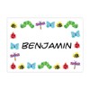 Hygloss Products Bugs Self Adhesive Kids Name Tags – 3.5