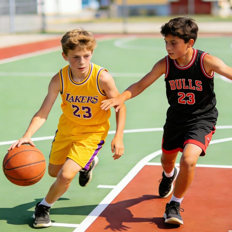 BSBUY Completo Basket Bambino, 2 Pezzi Senza Maniche Maglia Basket