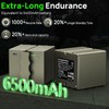 Adicop 2-Pack 6500mAh Rechargeable Lithium Battery Pack