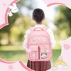 Lingletu Cute Backpack with Cute Plush and Rabbit Plush Accessories