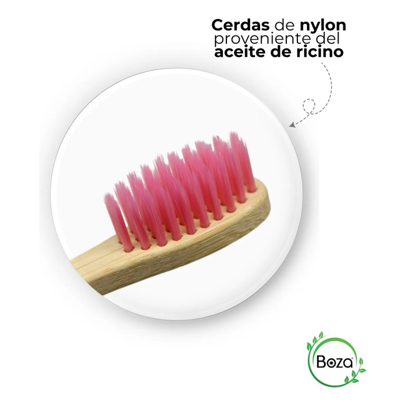 Cepillo De Dientes Bambu Biodegradable Ecologico Infantil