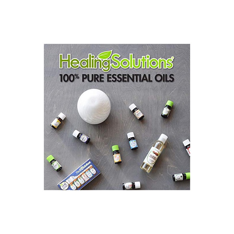 Healing Solutions Organic Lavender Essential Oil (2 oz / 60