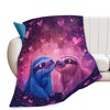 Cute Sloth Blanket Sloth Decor Animals Throw Blanket Gifts for Girls Boys Sloth Lover Winter Couch Bedding Super Warm Soft Plush Lightweight Fleece Flannel Blanket for Kids Adult Men Women 50"X40"